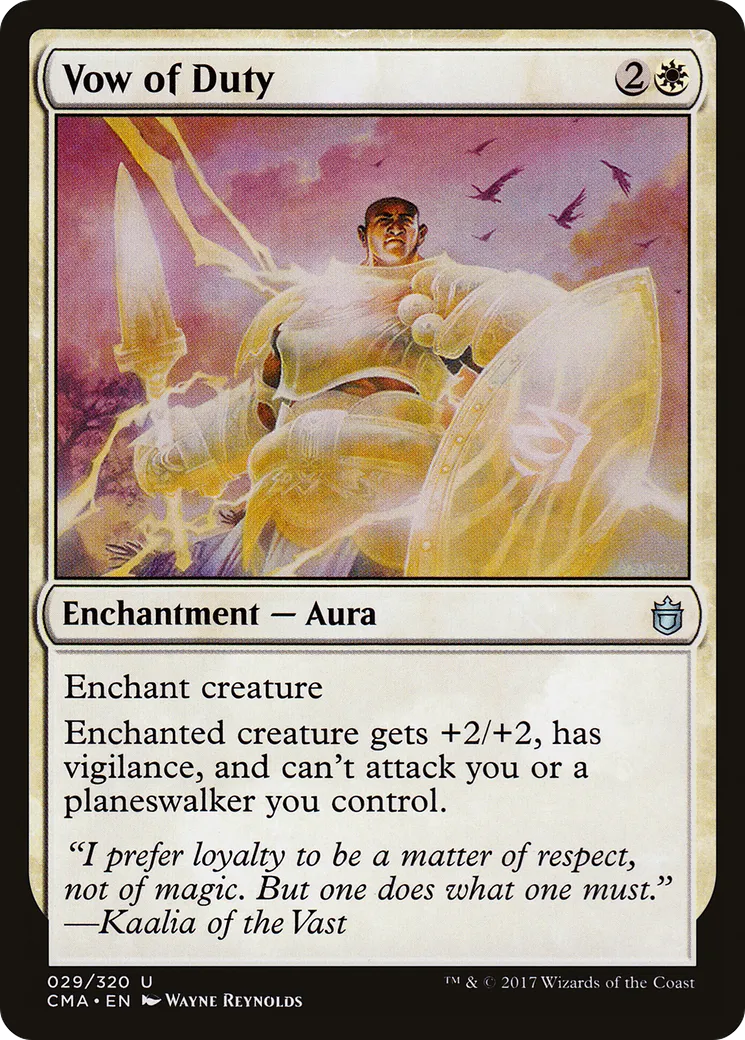 Vœu de devoir — Commander Anthology — Magic: The Gathering