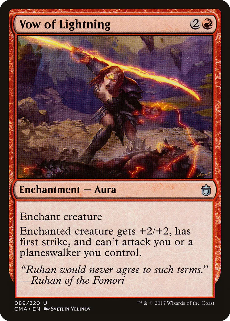 Vow of Lightning — Commander Anthology — Magic: The Gathering