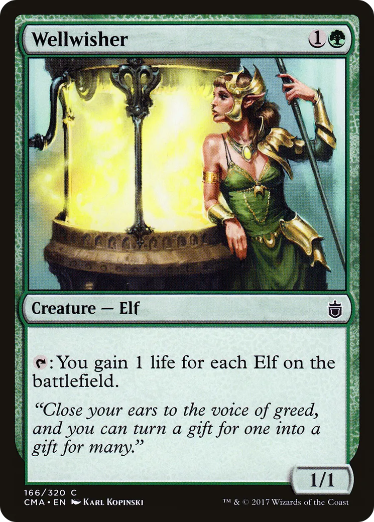 Wellwisher — Commander Anthology — Magic: The Gathering