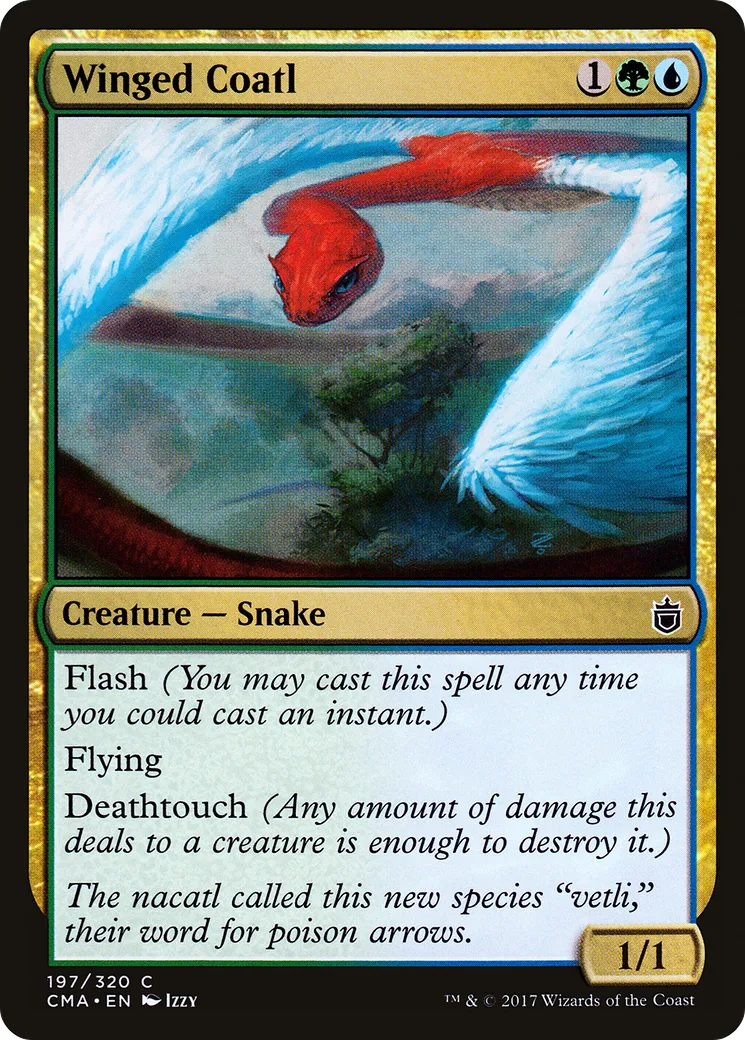 Coatl ailé — Commander Anthology — Magic: The Gathering