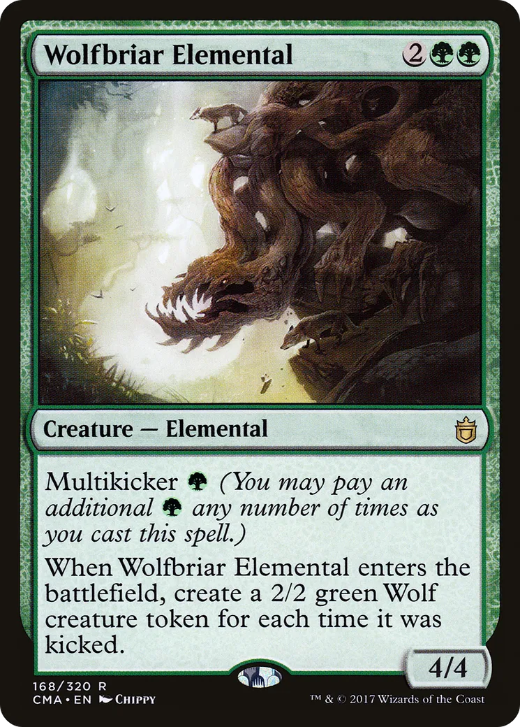 Wolfbriar Elemental — Commander Anthology — Magic: The Gathering