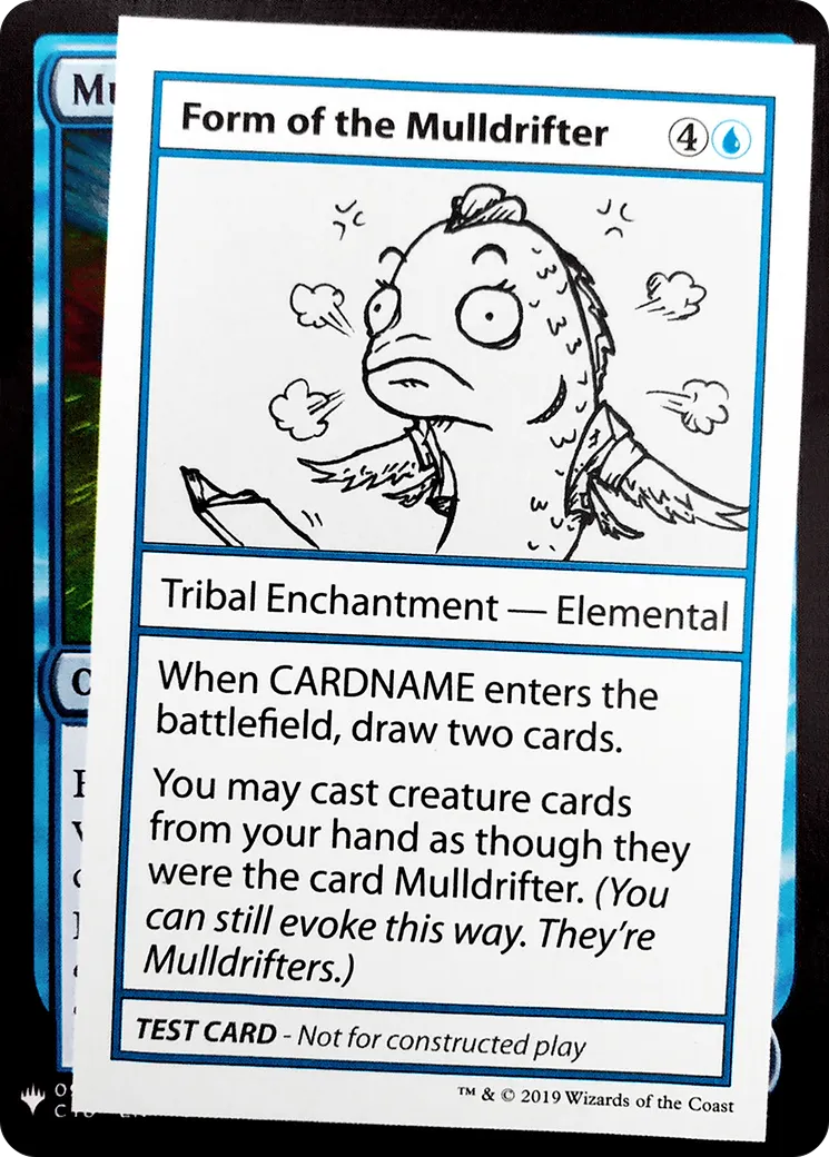 Form of the Mulldrifter — Mystery Booster Playtest Cards 2019 — Magic: The Gathering