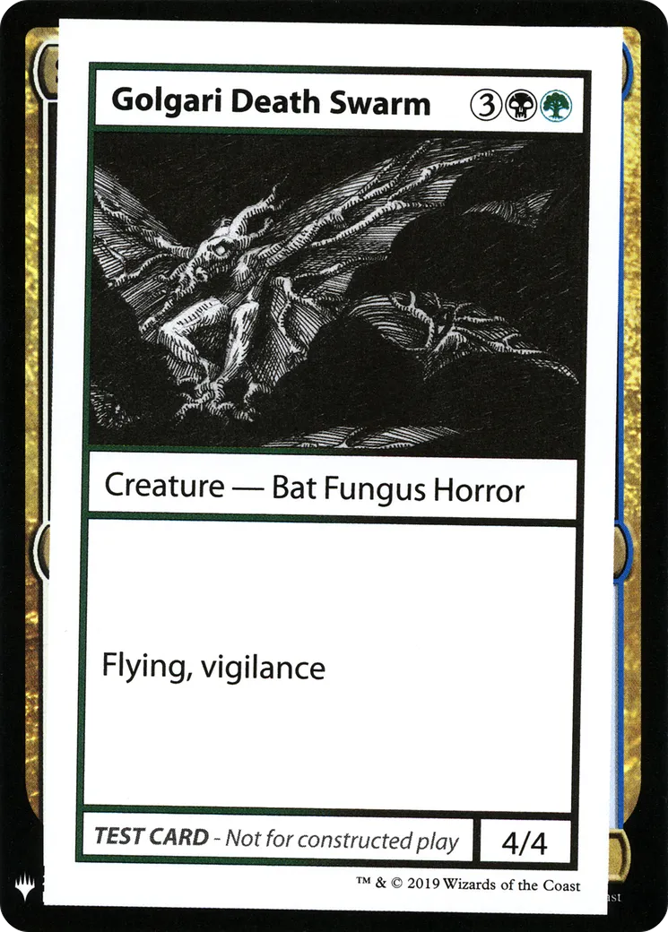 Golgari Death Swarm — Mystery Booster Playtest Cards 2019 — Magic: The Gathering