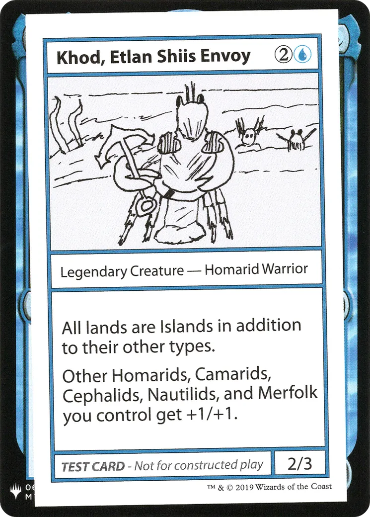 Khod, Etlan Shiis Envoy — Mystery Booster Playtest Cards 2019 — Magic: The Gathering
