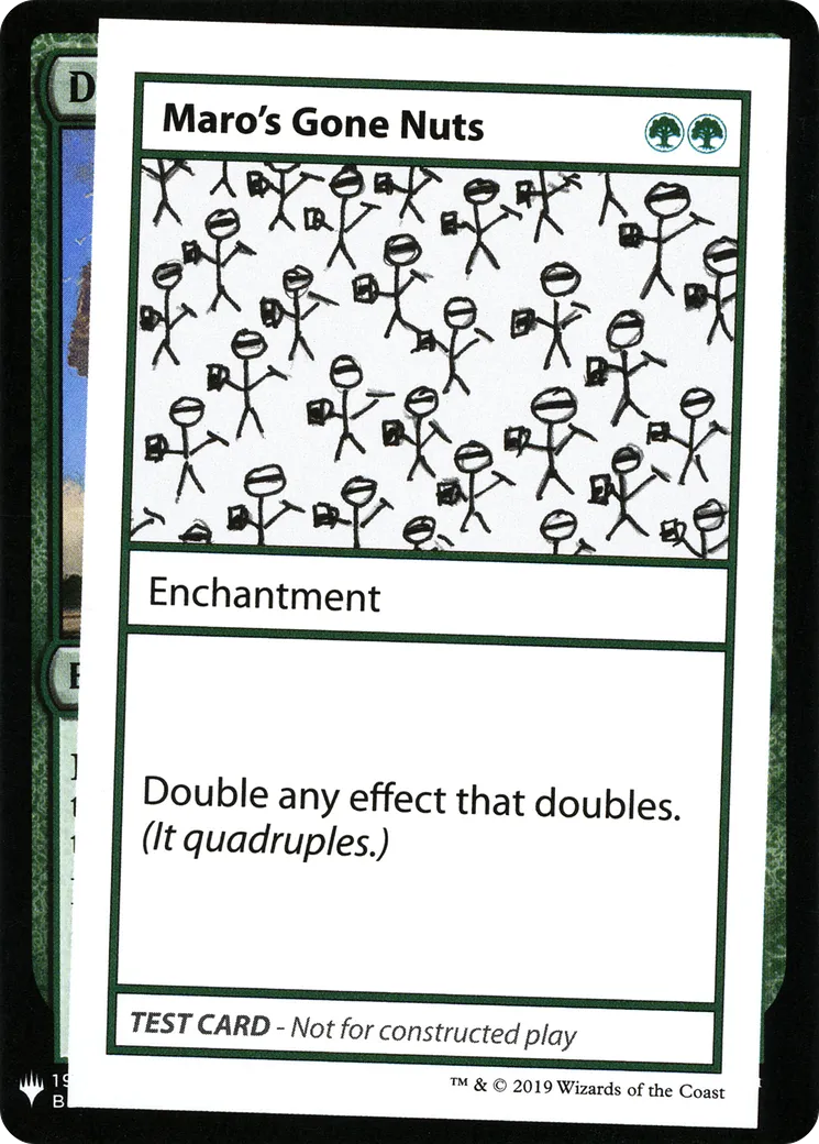 Maro's Gone Nuts — Mystery Booster Playtest Cards 2019 — Magic: The Gathering