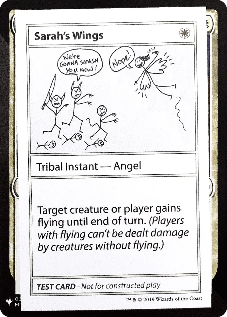 Sarah's Wings — Mystery Booster Playtest Cards 2019 — Magic: The Gathering
