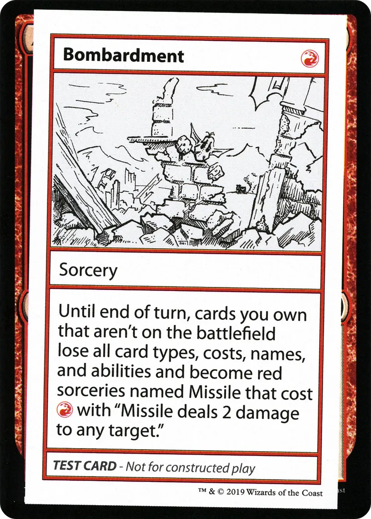 Bombardment — Mystery Booster Playtest Cards 2021 — Magic: The Gathering