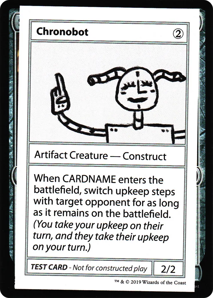 Chronobot — Mystery Booster Playtest Cards 2021 — Magic: The Gathering