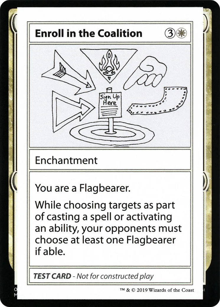 Enroll in the Coalition — Mystery Booster Playtest Cards 2021 — Magic: The Gathering