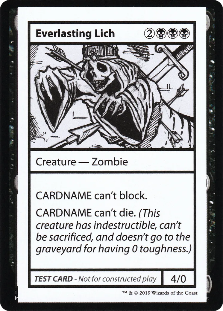 Everlasting Lich — Mystery Booster Playtest Cards 2021 — Magic: The Gathering