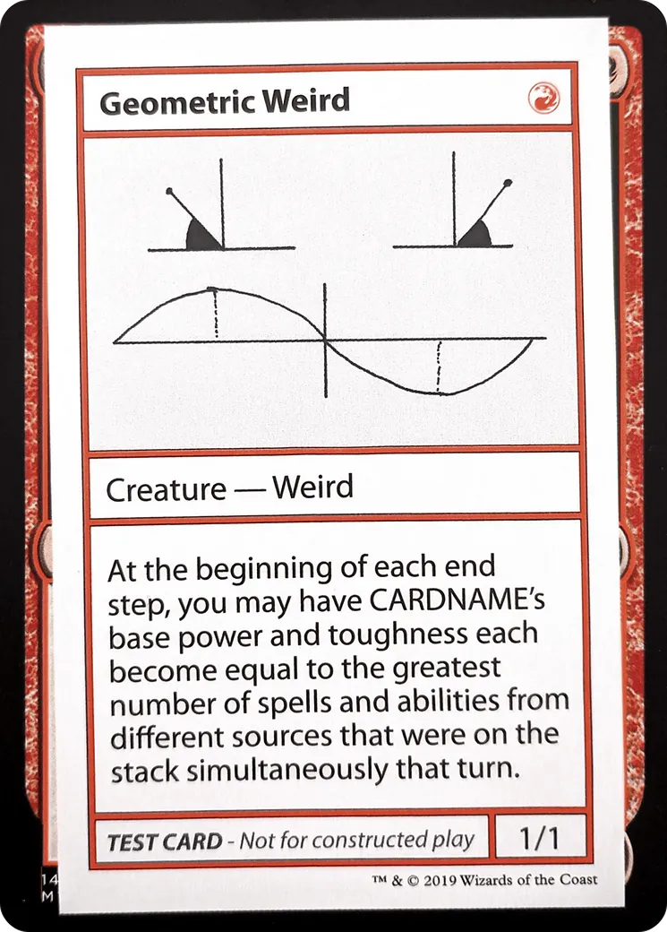 Geometric Weird — Mystery Booster Playtest Cards 2021 — Magic: The Gathering