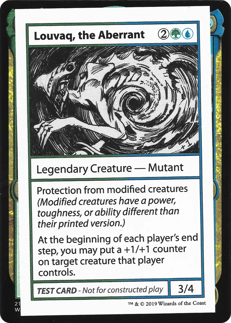 Louvaq, the Aberrant — Mystery Booster Playtest Cards 2021 — Magic: The Gathering
