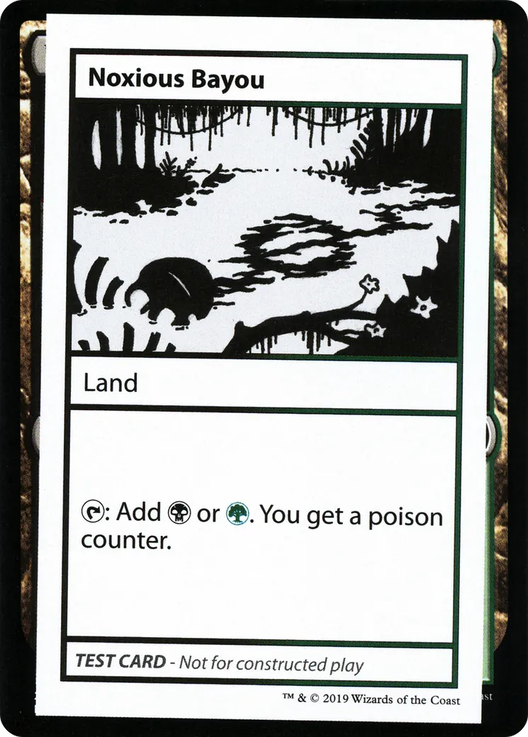 Noxious Bayou — Mystery Booster Playtest Cards 2021 — Magic: The Gathering