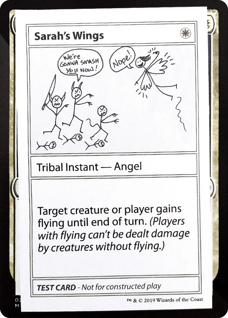 Sarah's Wings — Mystery Booster Playtest Cards 2021 — Magic: The Gathering