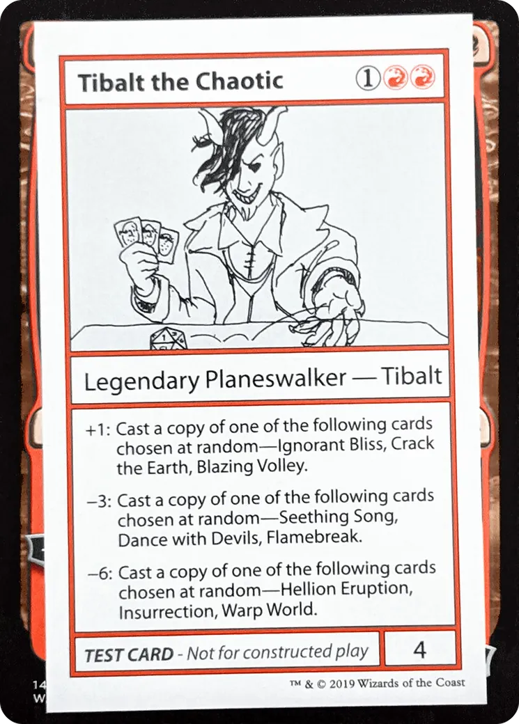Tibalt the Chaotic — Mystery Booster Playtest Cards 2021 — Magic: The Gathering