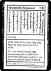 Product image for Yawgmoth's Testament