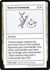 Product image for You're in Command