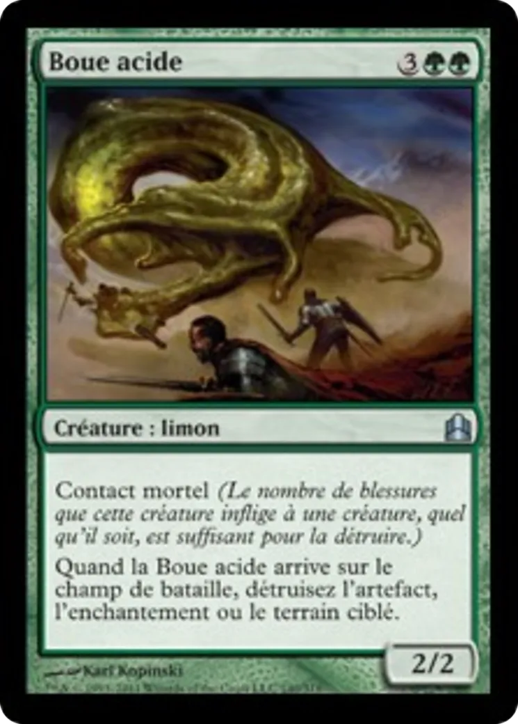 Boue acide from Commander 2011 - Magic: The Gathering