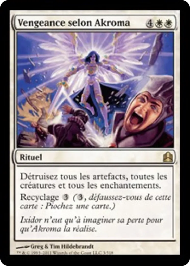 Vengeance selon Akroma — Commander 2011 — Magic: The Gathering