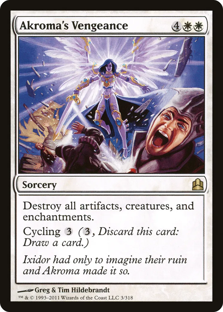 Akroma's Vengeance — Commander 2011 — Magic: The Gathering