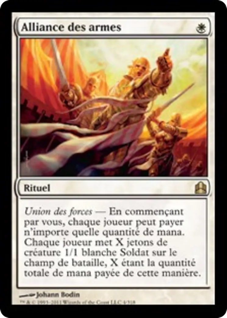 Alliance des armes — Commander 2011 — Magic: The Gathering