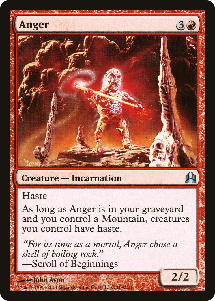 Anger — Commander 2011 — Magic: The Gathering