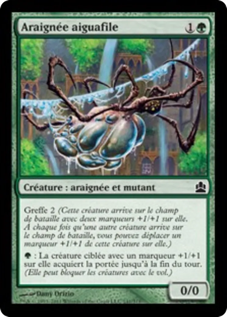 Araignée aiguafile — Commander 2011 — Magic: The Gathering