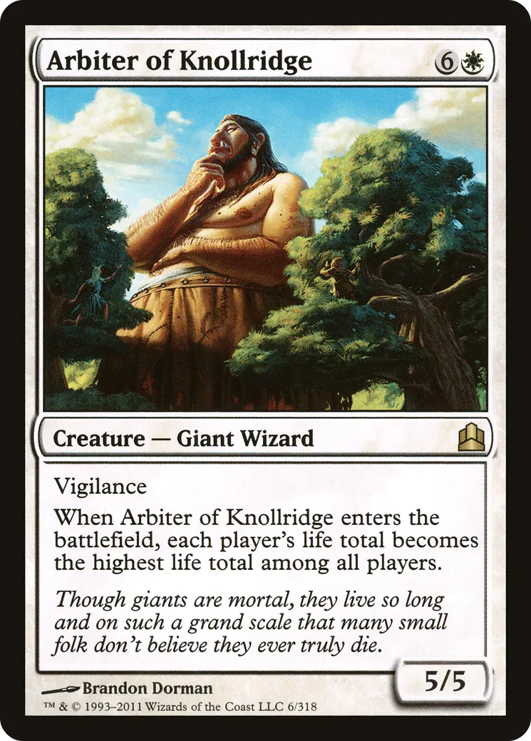 Arbiter of Knollridge — Commander 2011 — Magic: The Gathering