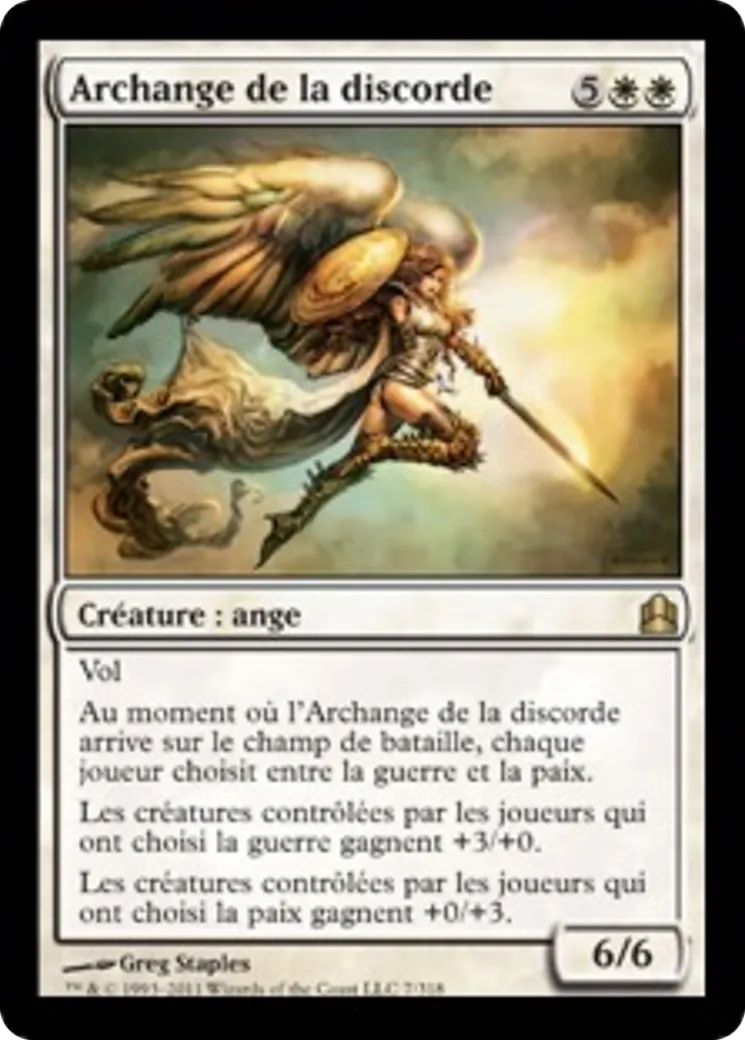 Archange de la discorde from Commander 2011 - Magic: The Gathering