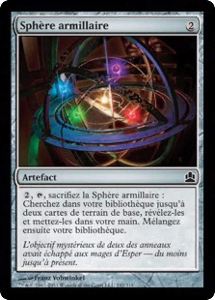 Sphère armillaire — Commander 2011 — Magic: The Gathering