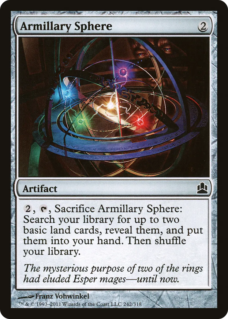 Sphère armillaire — Commander 2011 — Magic: The Gathering