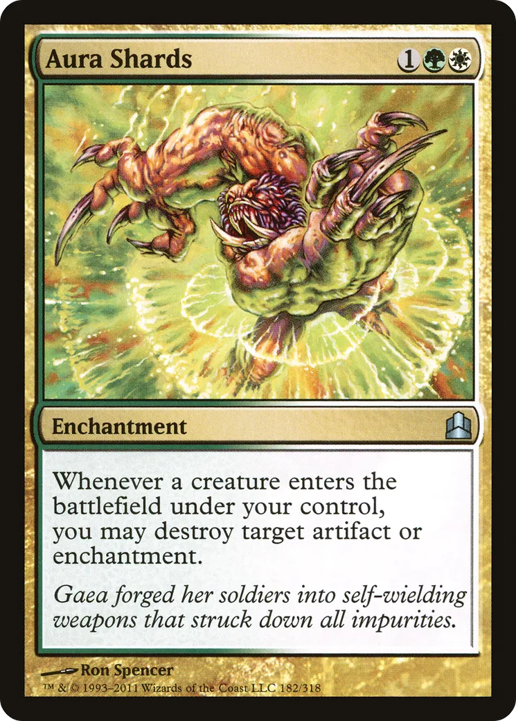 Échardes d'aura — Commander 2011 — Magic: The Gathering