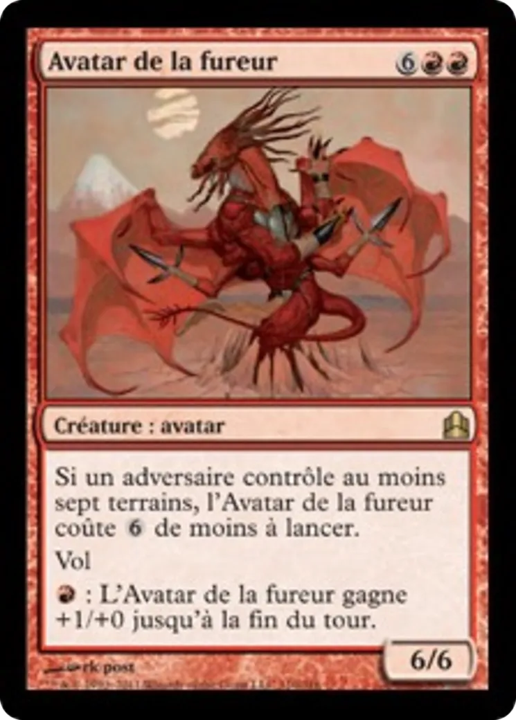 Avatar de la fureur — Commander 2011 — Magic: The Gathering