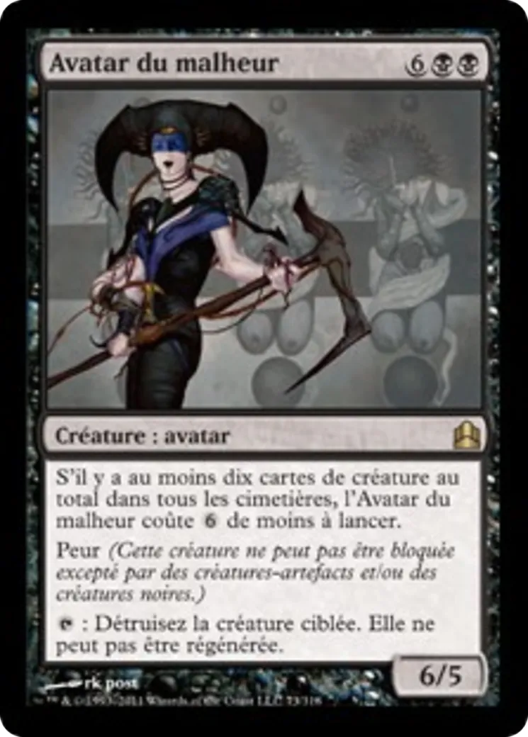 Avatar du malheur — Commander 2011 — Magic: The Gathering