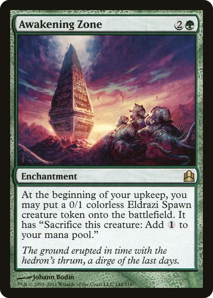 Awakening Zone — Commander 2011 — Magic: The Gathering