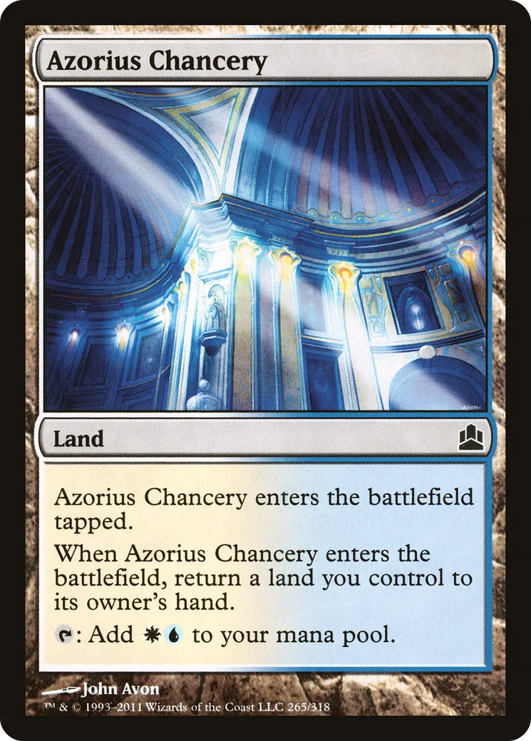 Azorius Chancery — Commander 2011 — Magic: The Gathering