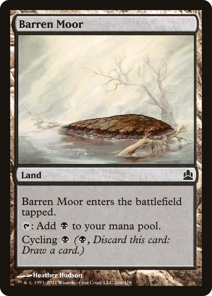 Barren Moor — Commander 2011 — Magic: The Gathering