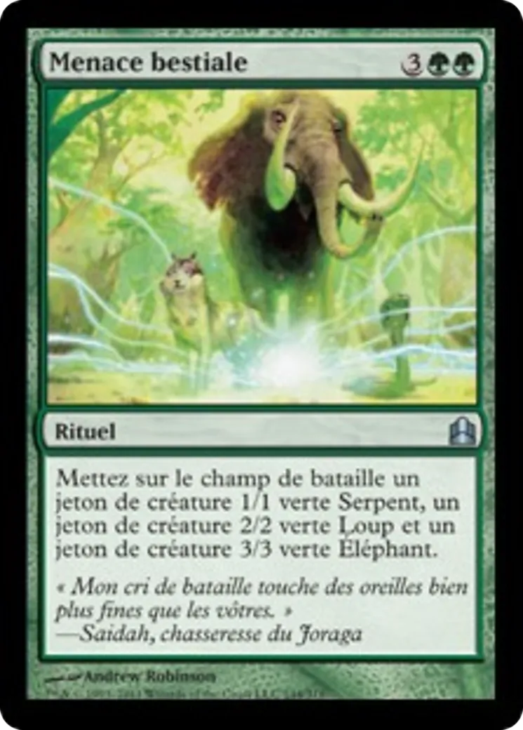 Menace bestiale — Commander 2011 — Magic: The Gathering