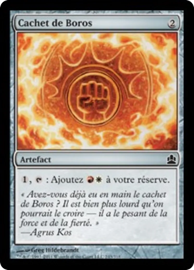 Cachet de Boros — Commander 2011 — Magic: The Gathering