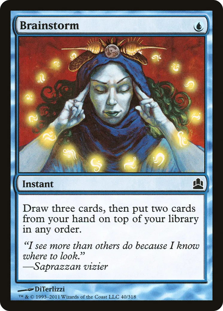 Brainstorm — Commander 2011 — Magic: The Gathering