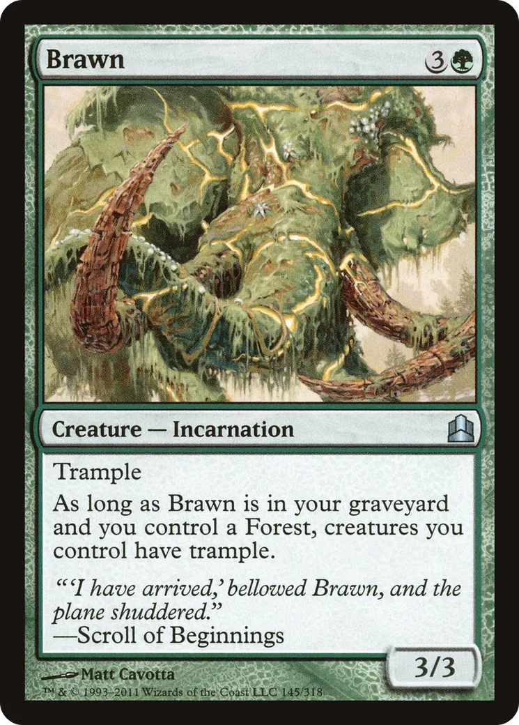 Brawn — Commander 2011 — Magic: The Gathering
