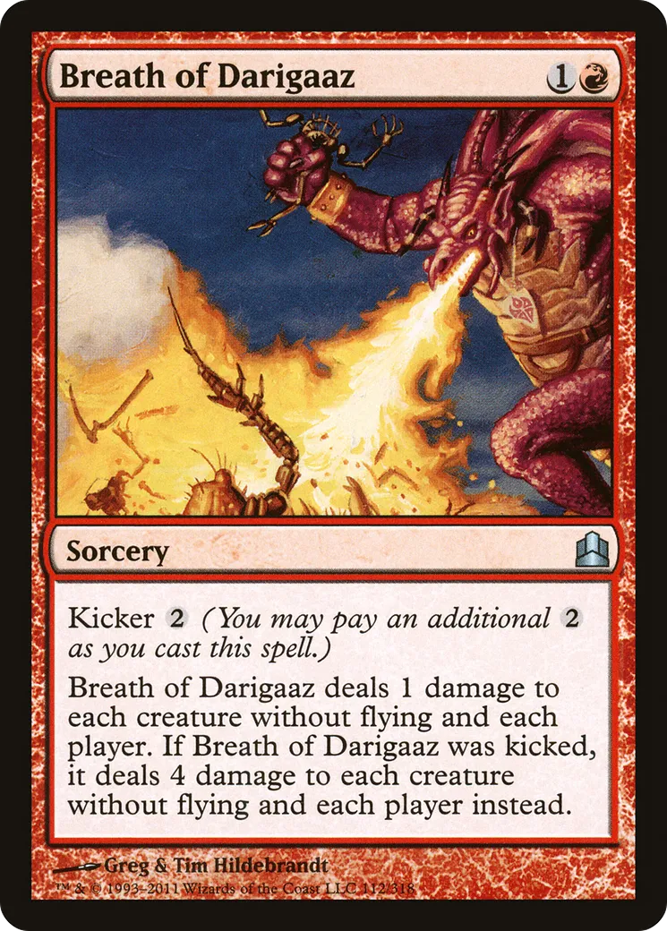 Souffle de Darigaaz — Commander 2011 — Magic: The Gathering