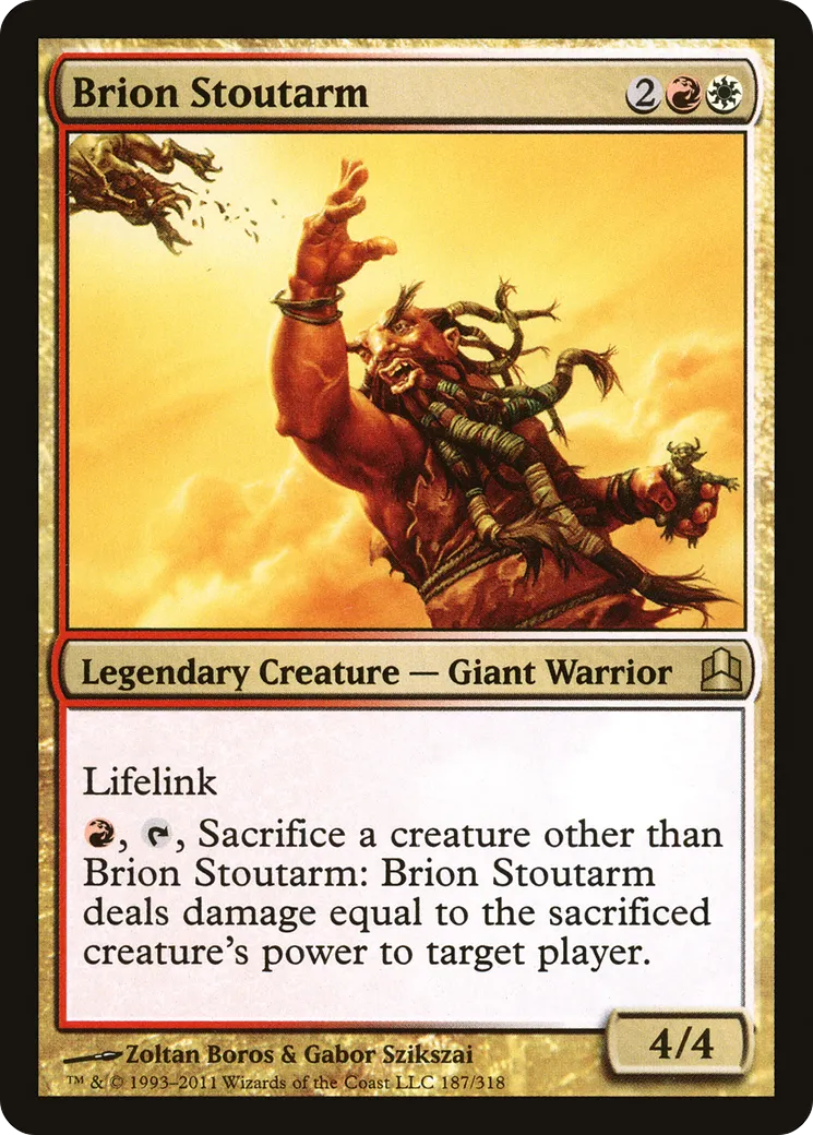 Brion Stoutarm — Commander 2011 — Magic: The Gathering