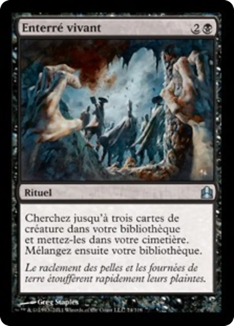 Enterré vivant — Commander 2011 — Magic: The Gathering