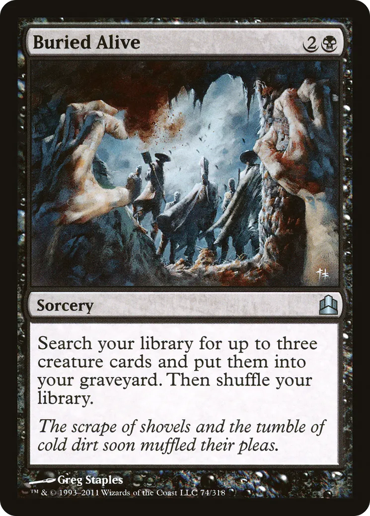 Buried Alive — Commander 2011 — Magic: The Gathering