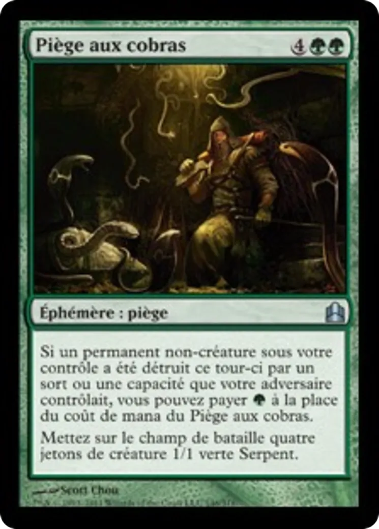 Piège aux cobras — Commander 2011 — Magic: The Gathering