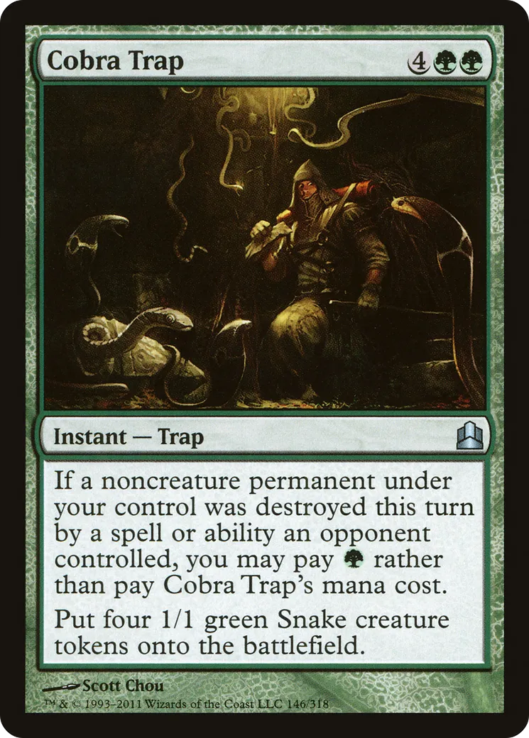 Cobra Trap — Commander 2011 — Magic: The Gathering