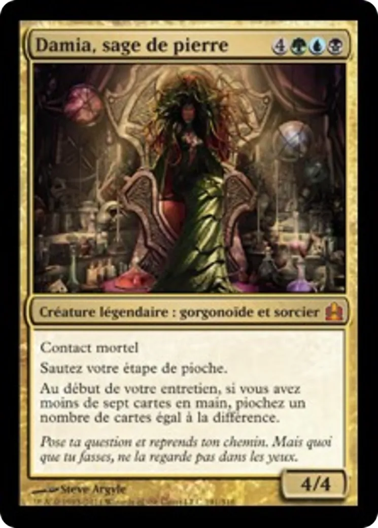 Damia, sage de pierre — Commander 2011 — Magic: The Gathering