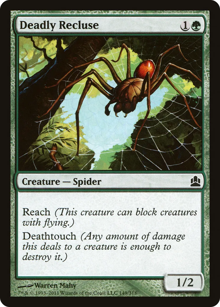 Deadly Recluse — Commander 2011 — Magic: The Gathering