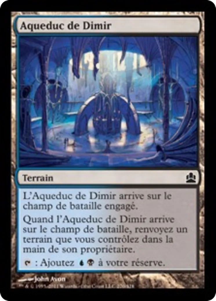Aqueduc de Dimir — Commander 2011 — Magic: The Gathering